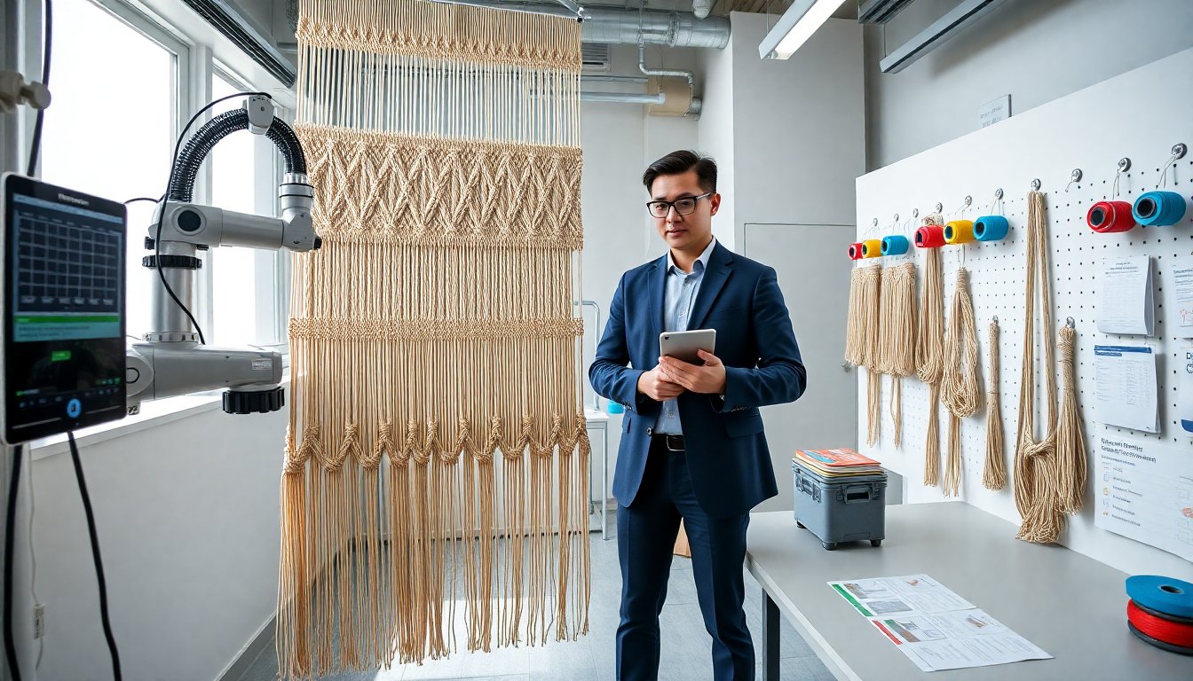 robotics weaving technolotal macrame promo